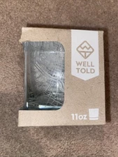 Well Told Rocks Glass Austin,TX 11 Oz. Street Map Whiskey Old Fashioned In Box