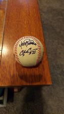 Brandon League , Matt Guerrier, Chris Capuano Signed Official OMLB Baseball Auto