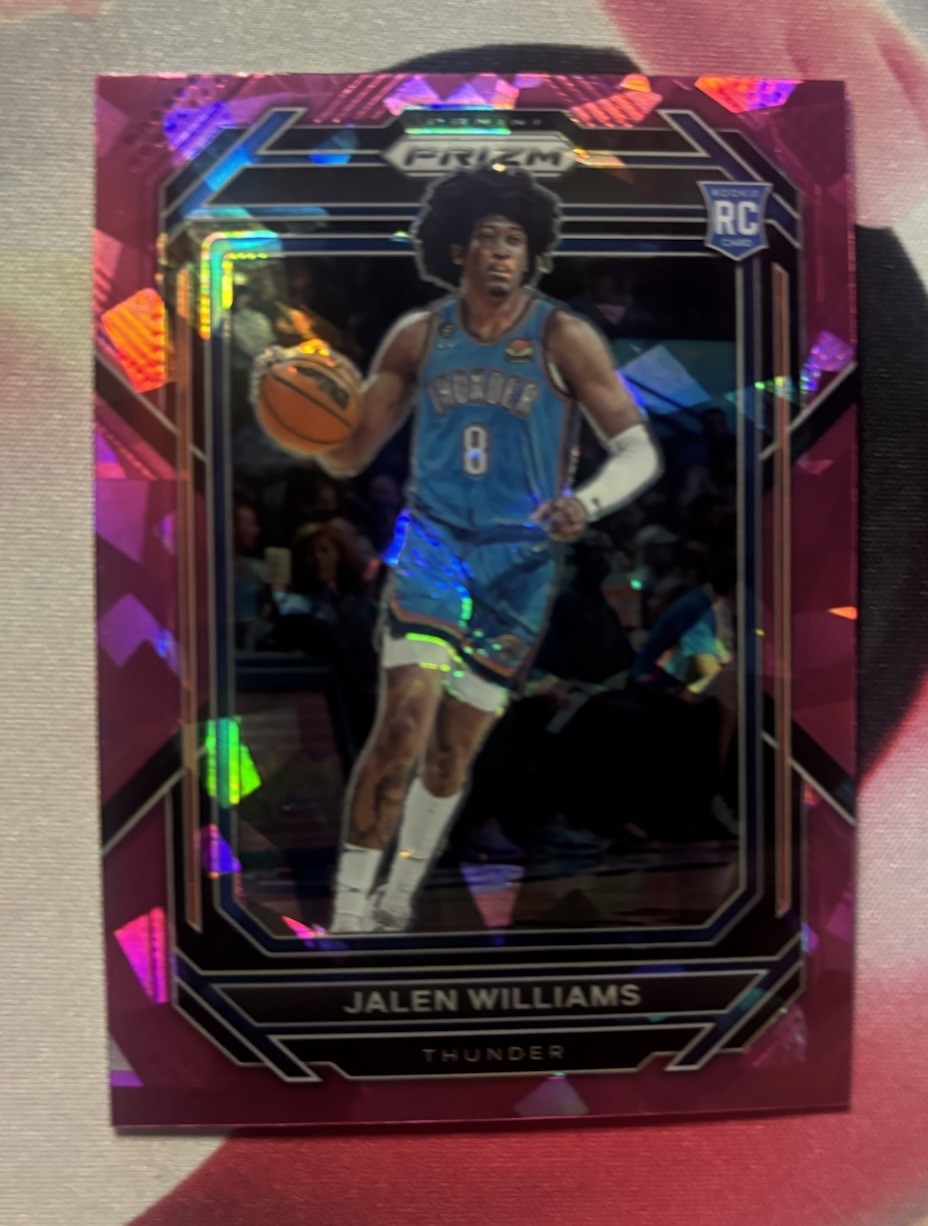 2022-23 Prizm Jalen Williams #246 RC Pink Ice NM Thunder