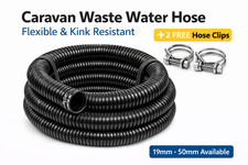 Hose Flexible Drain Pipe || Motorhome Caravan Waste 19-50mm Water Butt Overflow
