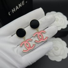 Damenmode Kristall Kreis Perlen Ohrstecker baumeln Charms Hochzeitsschmuck