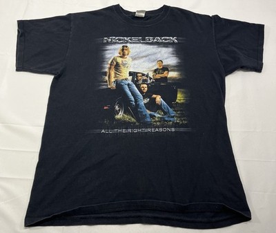 VTG Nickelback All The Right Reasons Tour Concert Tee 2006 Nickel Back Men Large