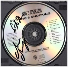 Janes Addiction Signed Autographed Shocking CD