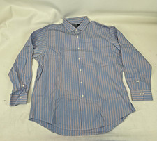 Polo Ralph Lauren Estate Long Sleeve Button Down Shirt Mens 17 1/2 34/35 Blue