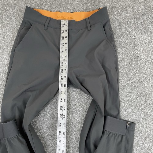 Macade Golf Pants Women 34 R (26x27) Slim Gray Tapered Zip Ankle Stretch Jogger - Picture 4 of 12
