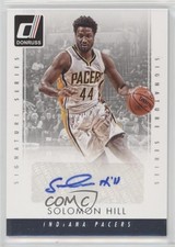 2015-16 Panini Donruss Signature Series Solomon Hill #SS-SH Auto 1e17