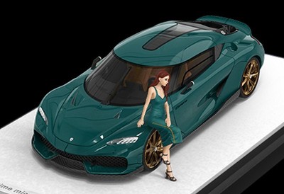 KOENIGS EGG Gemera + Figure  - green - Time Micro 1:64