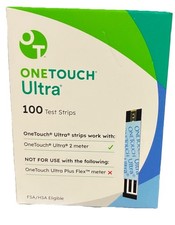 100 One Touch Ultra Test Strips GR8 Dated 11/30/26  36.48 Free Ship