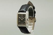 ORIS Rectangular Pointer Date Automatic Watch B7460 Black Dial Men's