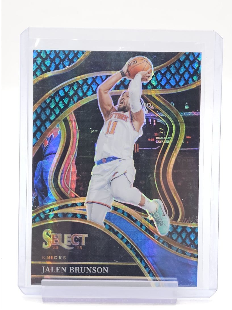 JALEN BRUNSON 2023-24 SELECT COURTSIDE DRAGON SCALE PRIZM KNICKS /8 Q3562