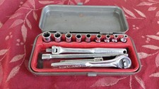 Vintage Craftsman 14 Drive 13pc Sae Socket Set Metal Case V Thumb Drive Vintage Craftsman 14 Drive 13pc Sae Socket Set Metal Case V Thumb Drive