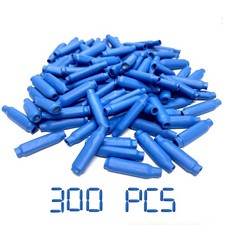 Blue B Wire Connectors - Filled Wet Low Voltage Crimp Terminals, 18-30 AWG Be...