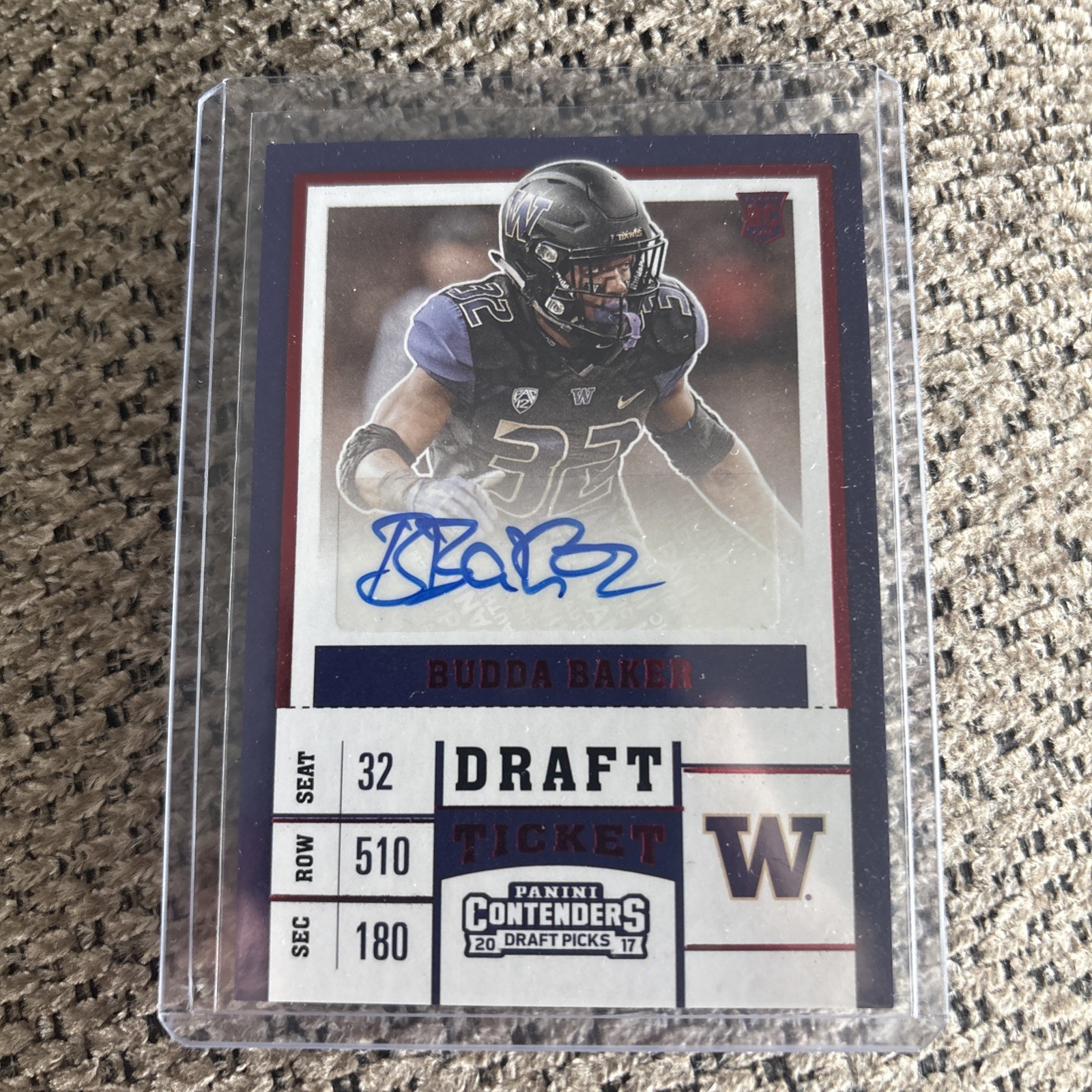 Budda Baker Panini Contenders Draft Picks #195 Autograph