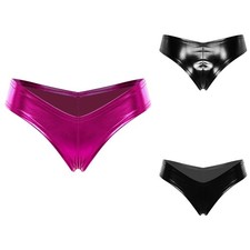 Mujeres Bragas Traje Calzoncillos Club Tanga Micro Bikini Color Ropa Interior Sin Costuras