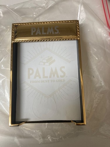 Palms Hotel Casino Notepad With Metal Box Heavy Well Made