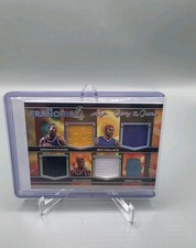 2025 Leaf Glory of the Game Rodman Wallace Dumars Hill Quad Relic /35 Pistons