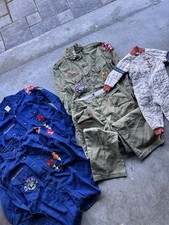Vintage Kids 70s True Vintage Clothing Lot: 4 Sanforized Boys Scouts 1 Overalls
