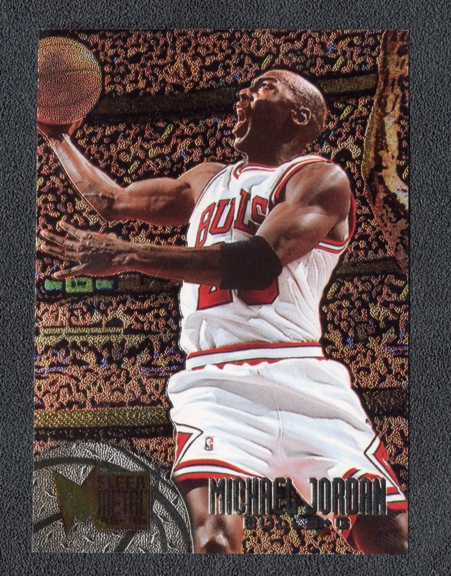 1995 Fleer Metal Basketball Michael Jordan #13 Chicago Bulls