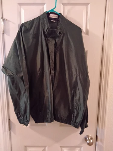 VETEMENTS Giacca a vento Duckster Ltweight verde antipioggia taglia XL golf vintage (#1C 3)