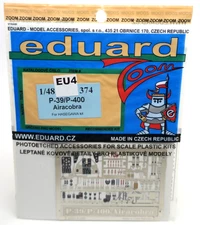 Eduard Zoom 1/48 P-39/P-400 Airacobra Photo-Etch Detail Set EU4374