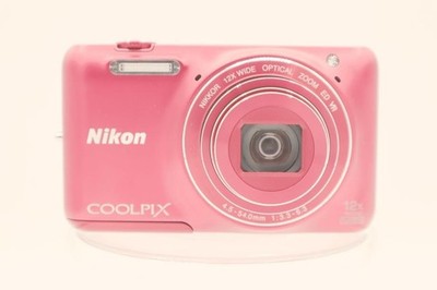 Nikon COOLPIX S6600 Red Digital Camera 16MP 12x Optical Zoom From
