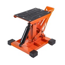 Adjustable Dirt Bike Stand with with Tool Trays 1000LBS Capacity Hydraulic Li...