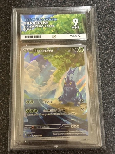 Pokémon Paldea Evolved Heracross 194/193 Ace 9 Mint