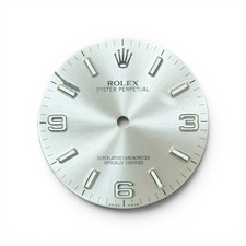 Rolex Oyster Perpetual Silver Dial 28mm – Genuine – DAMAGED