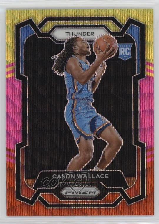 2023-24 Panini Prizm Multi Wave Prizm /88 Cason Wallace #139 Rookie RC