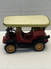 Vintage 1960s Bandai 1901 Panhard Lavassor Tin Friction Car