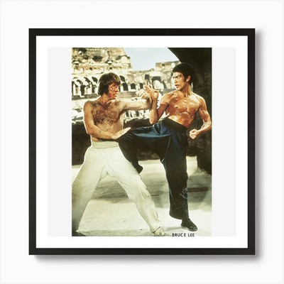 Bruce Lee BK (39) Kunstdruck gerahmt Wandbild Poster Leinwanddruck Bild