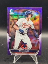 2023 Bowman Draft - Chrome Brooks Lee #BDC-75 Purple Refractor /250 (RC)