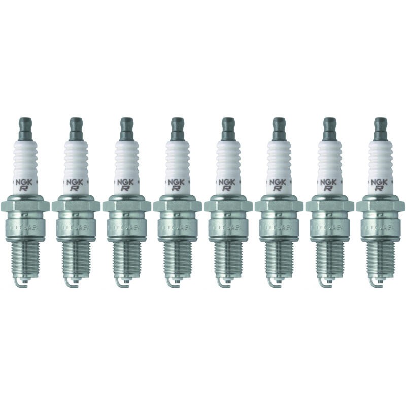 NGK Spark Plug 6578 8-PACK BPR4ES SOLID 14mm Copper/Nickel, Flat, HR 4