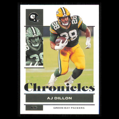 AJ Dillon #39 2021 Panini Chronicles Green Bay Packers Football Card NFL NM