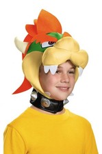 Disguise Super Mario Bro Bowser Headpiece Collar Halloween Costume Accessory Set