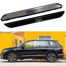 Fits For Vw Tiguan 2018-2024 Running Boards Side Step Pedals Protector Aluminium