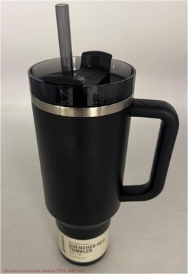 #ad Stanle² 40 oz Stainless Steel H2.0 FlowState Quencher Tumbler Black 2.0 $18.99