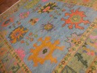 Turkish Oushak Rug,Modern Multicolored Handmade Bohemian Rug 8x10 Ft — photo 5
