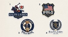 4 Pcs Ralph Lauren Decal Stickers Phone Laptop