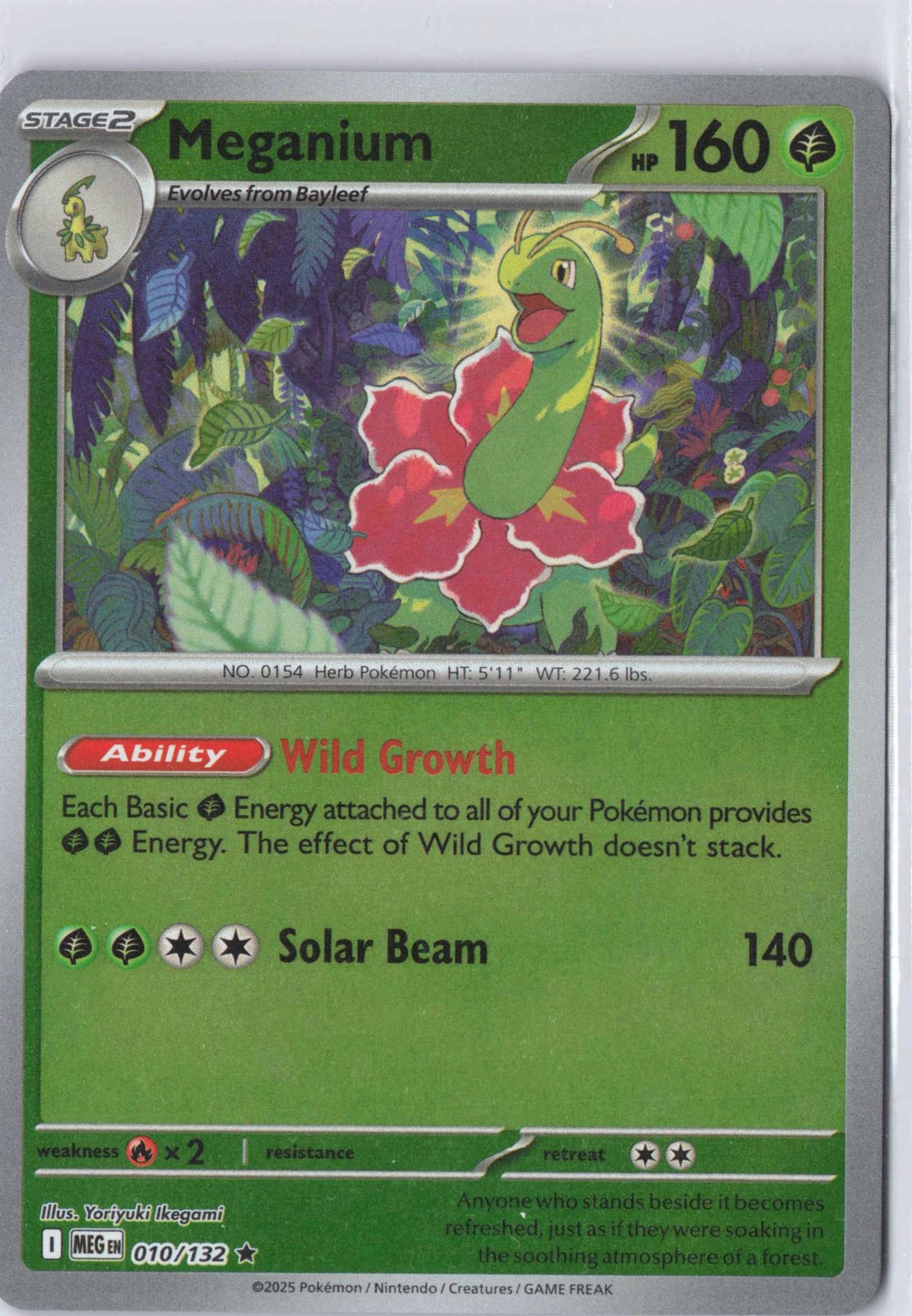 Meganium Rare ME01: Mega Evolution 010/132 NM
