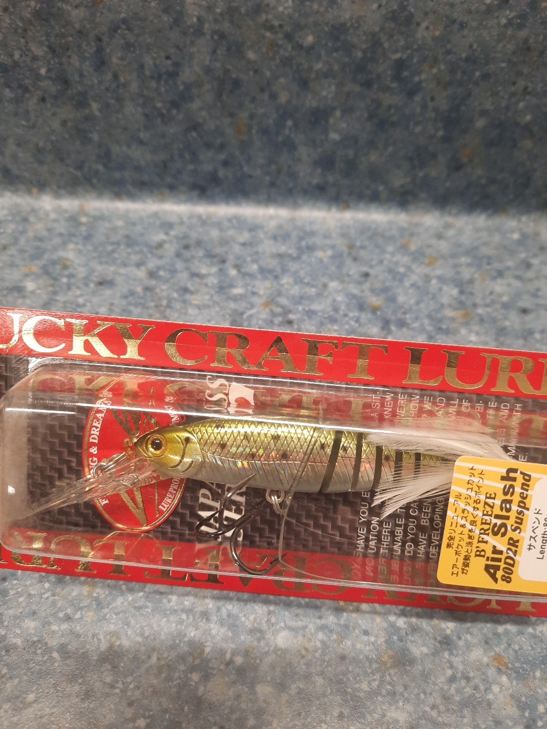 Lucky Craft Air Slash 80 D2R / Live Pointer Suspending Jerkbait 80mm 8.5g 
