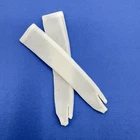 Vintage Barbie Doll Long White Tricot Gloves 1960's - A86