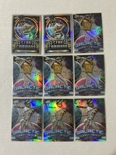 2024 Topps Chrome Cosmic Baseball Insert Lot Of 9 Cards Athletics HOF 