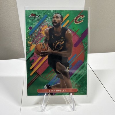 Evan Mobley 2025-26 Topps Finest Basketball /25 Green Rare #255