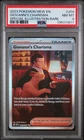 2023 POKEMON MEW EN-151 SPECIAL ILLUSTRATION RARE #204 GIOVANNI'S CHARISMA PSA 8