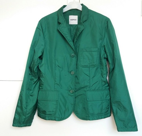 Aspesi Ricciola Mod.PN49 Donna Imbottito Trapuntato Blazer verde-medio  (UK10) | eBay