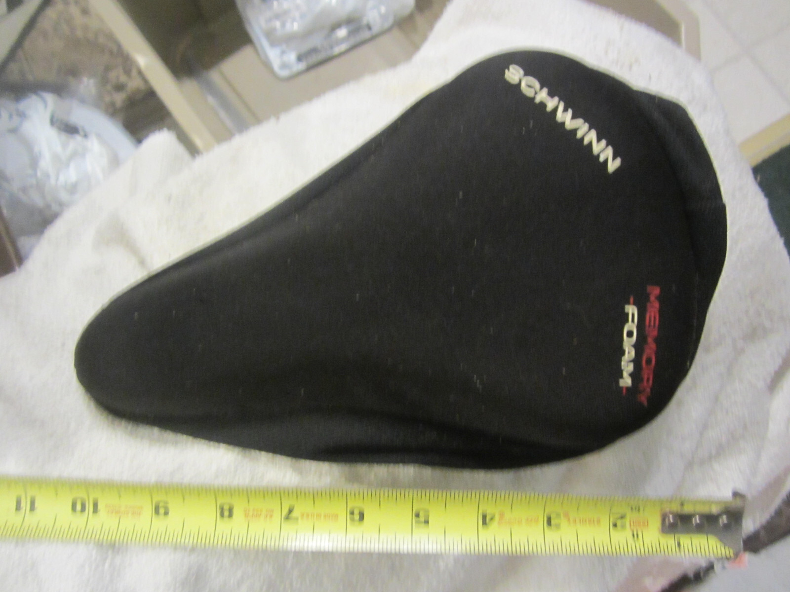 1 SCHWINN MEMORY FOAM BIKE/Bicycle SEAT/Saddle w/ Easy Drawstring Adjust