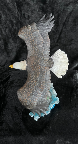 2007 Bradford Exchange Coastal Hunter-Winged Protectors Edition Eagle Sculpture - Picture 9 of 15