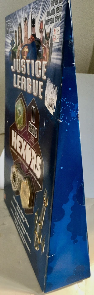 JUSTICE LEAGUE HEXORS BATTLE TILE GAME STARTER SET+ DC Universe VTG NEW SEALED - Image 4 of 4