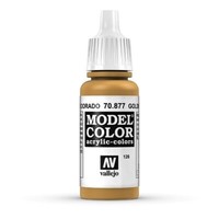 (173,53€/L) Model Color 70.877 Goldbraun - Goldbrown Vallejo 17Ml Acrylfarbe